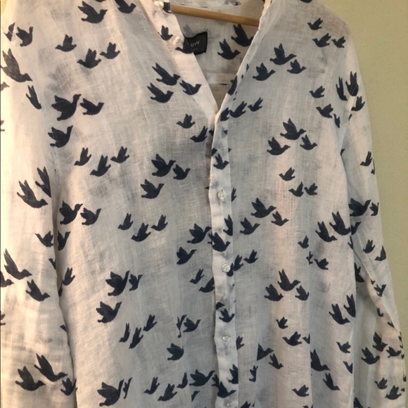 NoHow XL White Duck Shirt [NWT] Italian Fashion - Picture 4 of 8